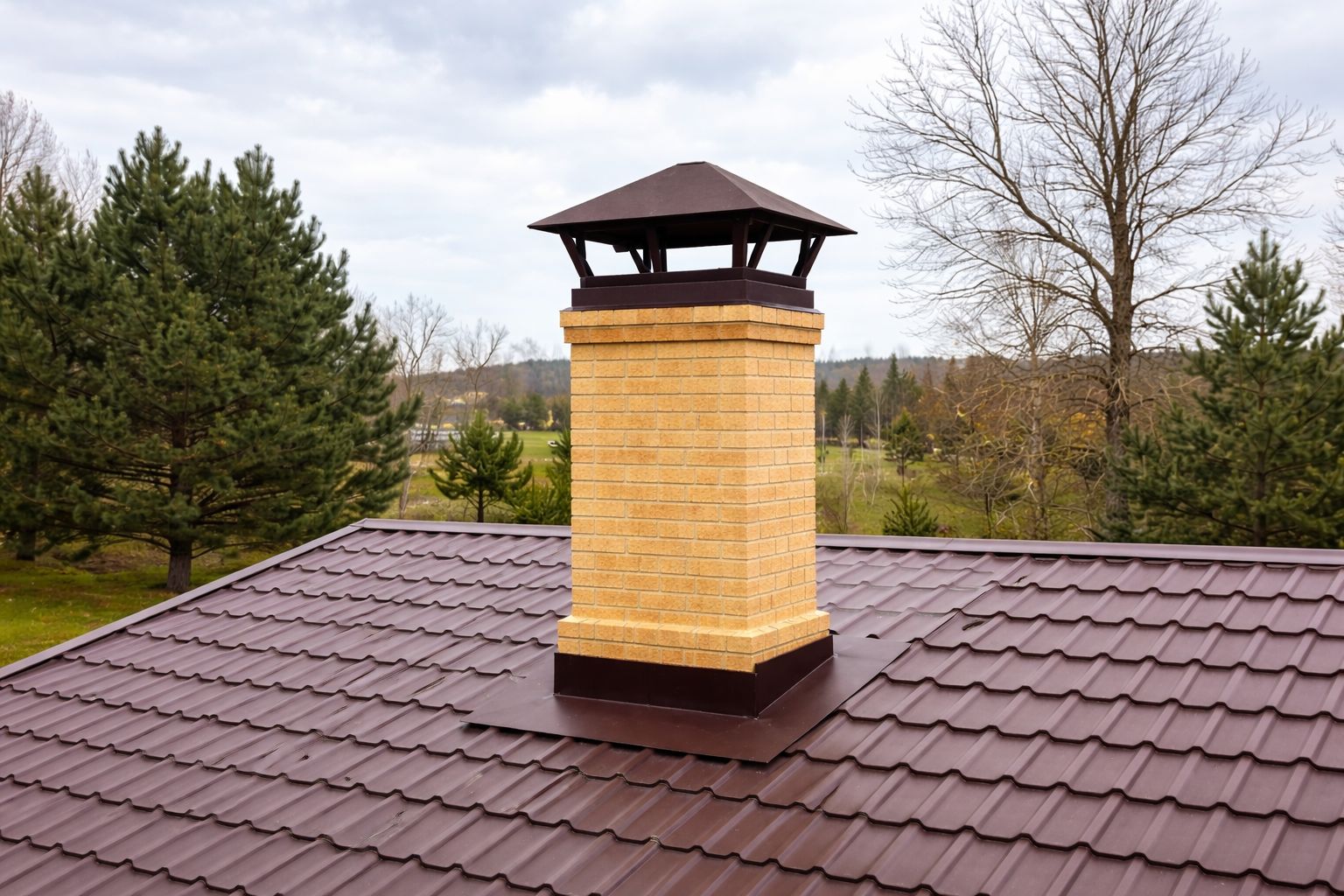 Дымник на трубу для складов и производственных зданий